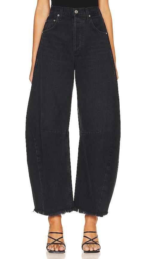 Citizens of Humanity Horseshoe High Waist Chew Hem Organic Cotton Barrel Jeans Product Image