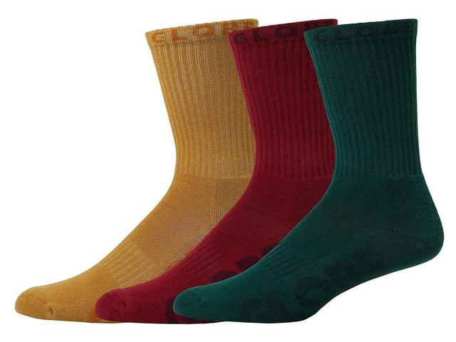 Globe Sustain Crew Sock (3-Pack) (Assorted) Men's Crew Cut Socks Shoes Product Image