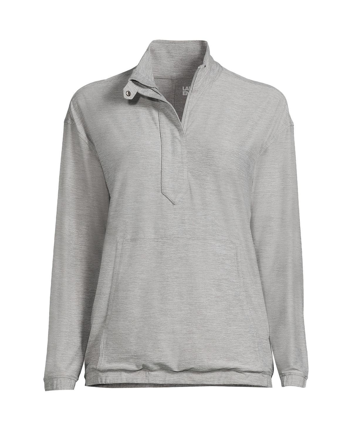 Womens Lands End Performance UPF 50 Quarter Zip Pullover Product Image