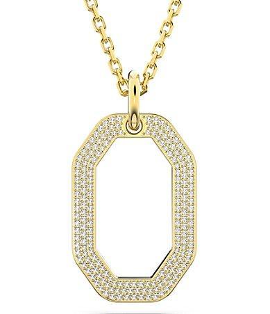 Swarovski Dextera Pave Octagon Long Pendant Necklace Product Image