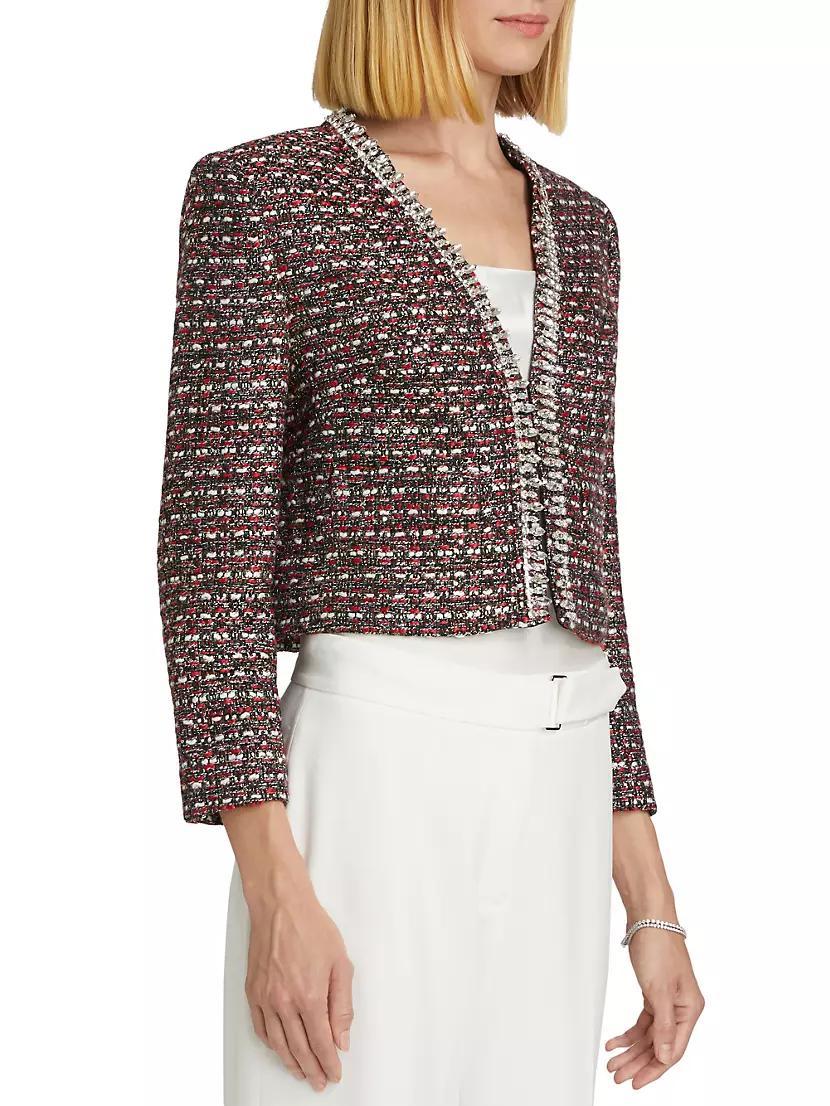 Amaya Tweed Crystal-Trim Jacket Product Image