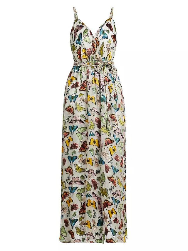 Samantha Butterfly Braided-Strap Maxi Dress Product Image