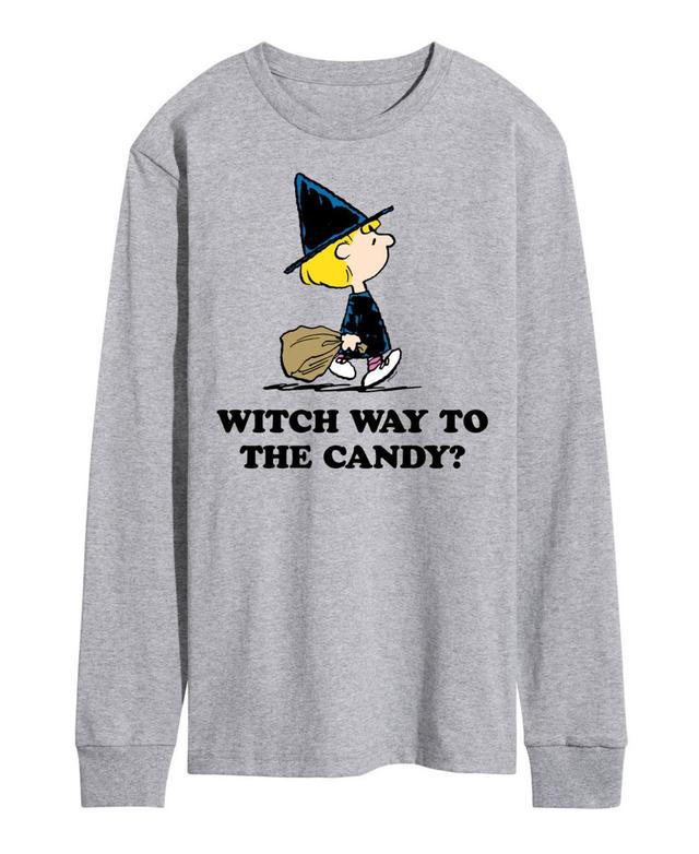 Airwaves Mens Peanuts Witch Way to Candy T-shirt Product Image