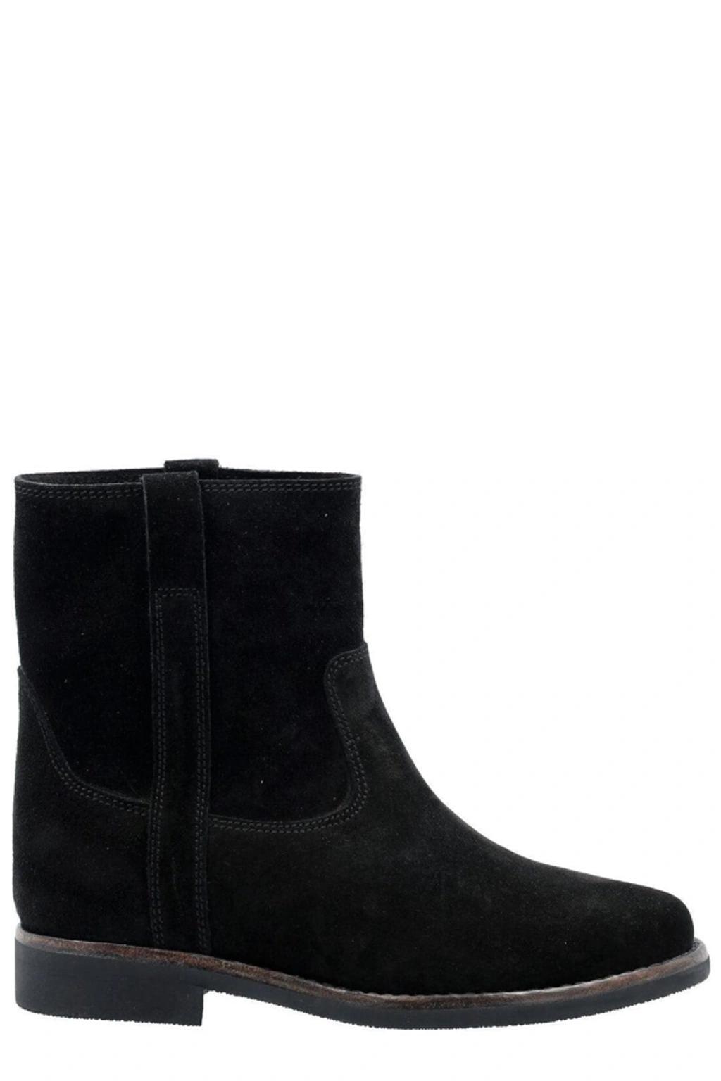 ISABEL MARANT Black Suede Susee Boots Product Image