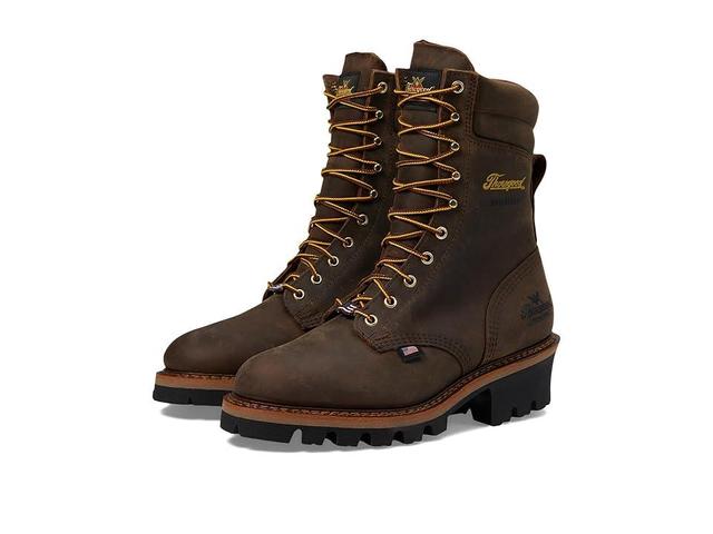 Thorogood American Heritage Yakima 9 Waterproof Logger Soft Toe (Crazy Horse) Men's Boots Product Image