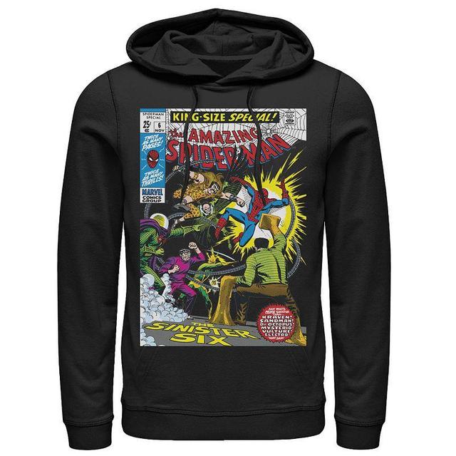 Mens Marvel Spider-Man Sinister Six Comic Hoodie Product Image