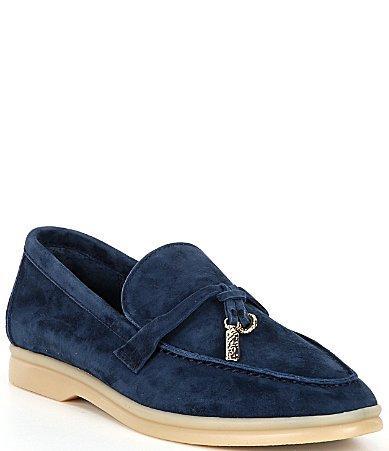 Dolce Vita Lonzo Suede Tassel Charms Loafers Product Image