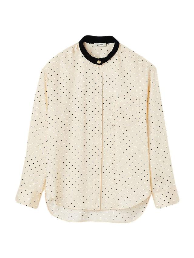 Womens Polka Dot Shirt Product Image