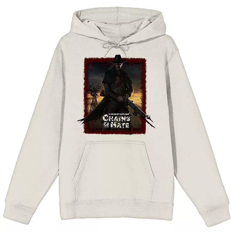 Mens Dead By Daylight Chains Graphic Hoodie Beige Product Image