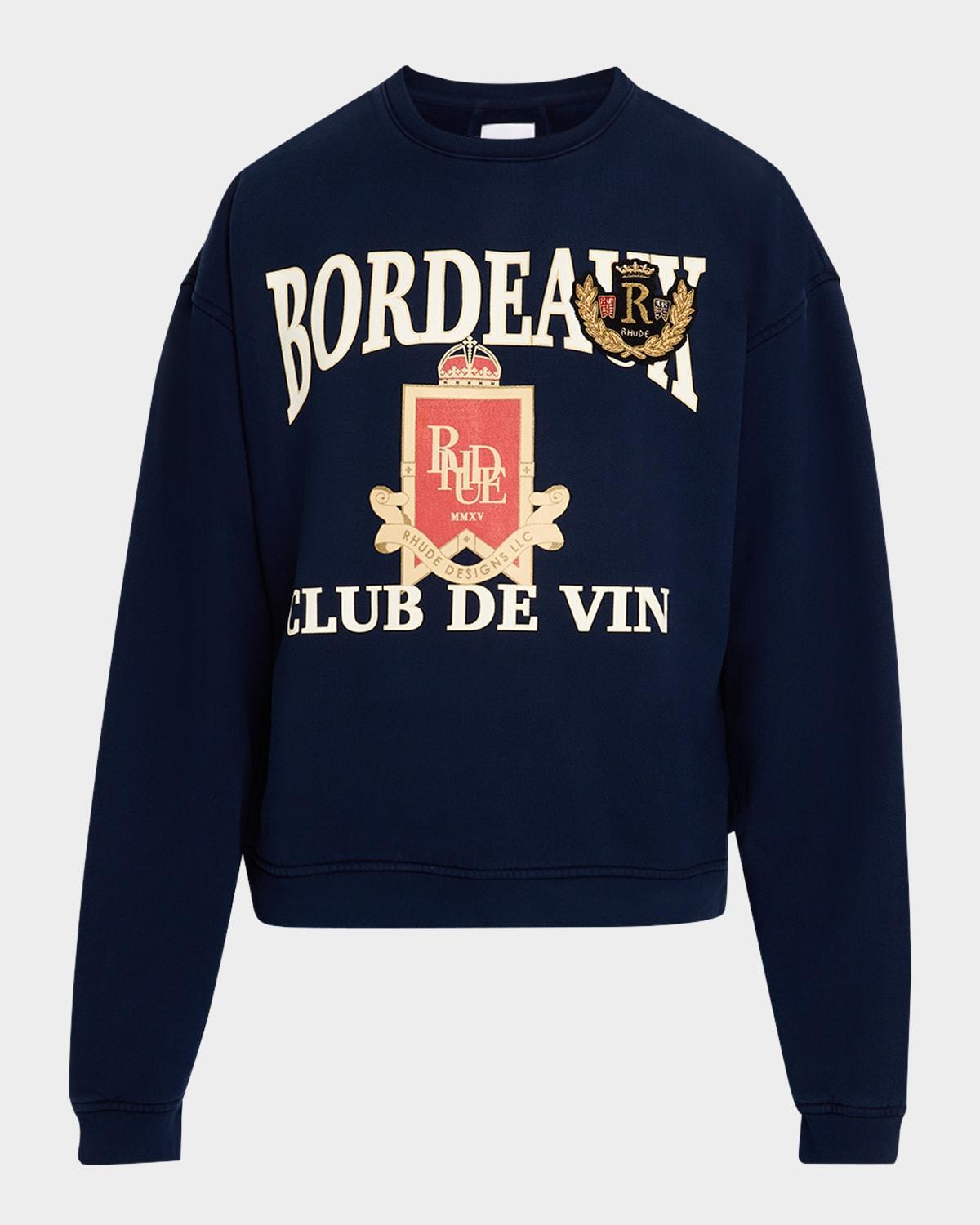 Men's Bordeaux Crew Sweatshirt Product Image