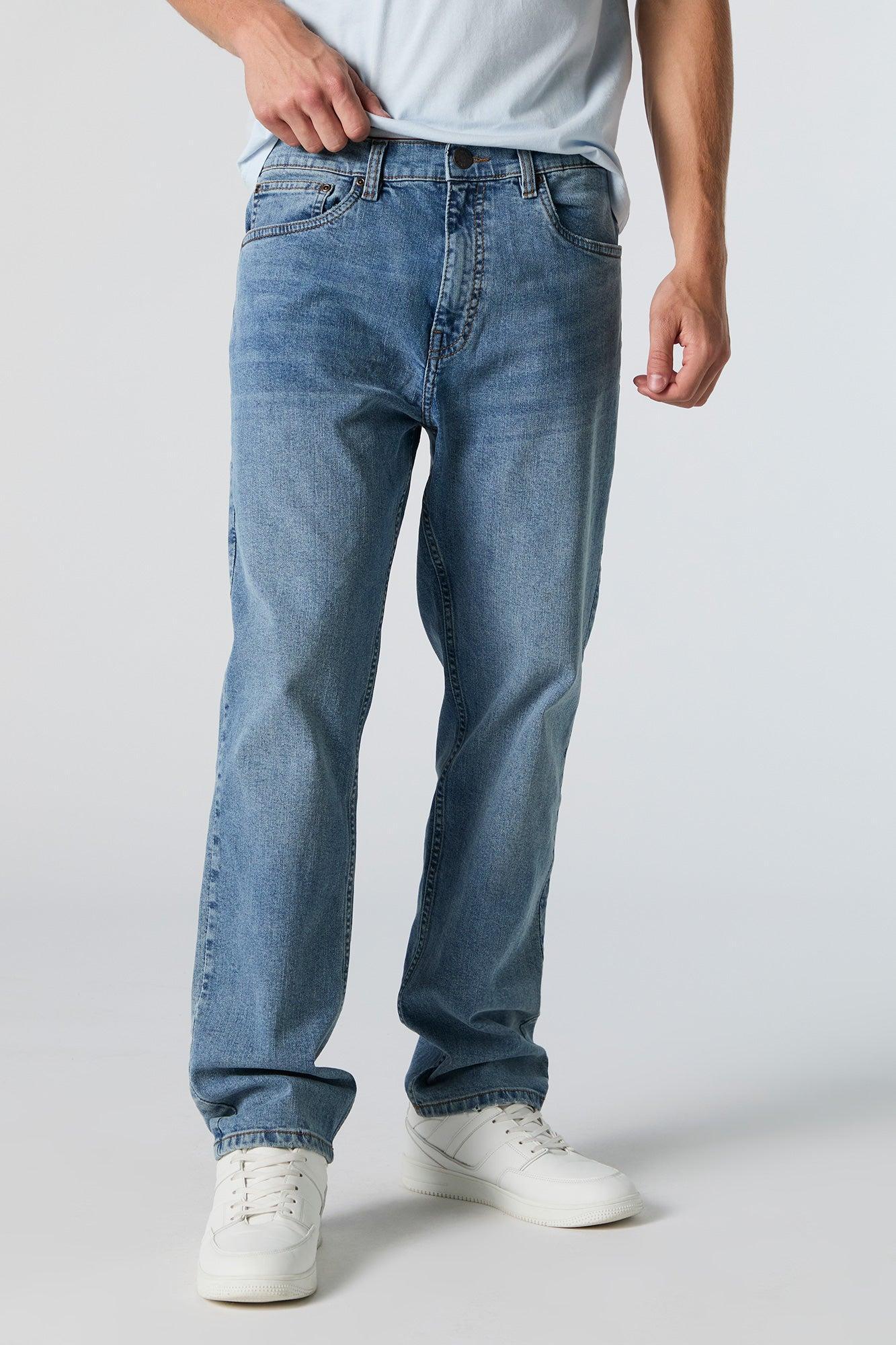 Medium Wash Straight Leg Jean Male product image