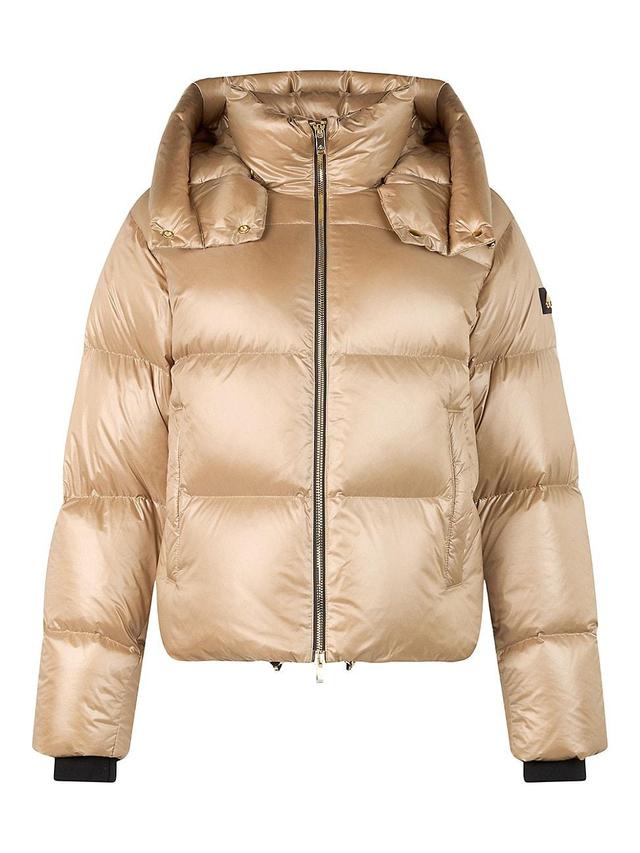 Womens Moonstone Gold Down Jacket Product Image