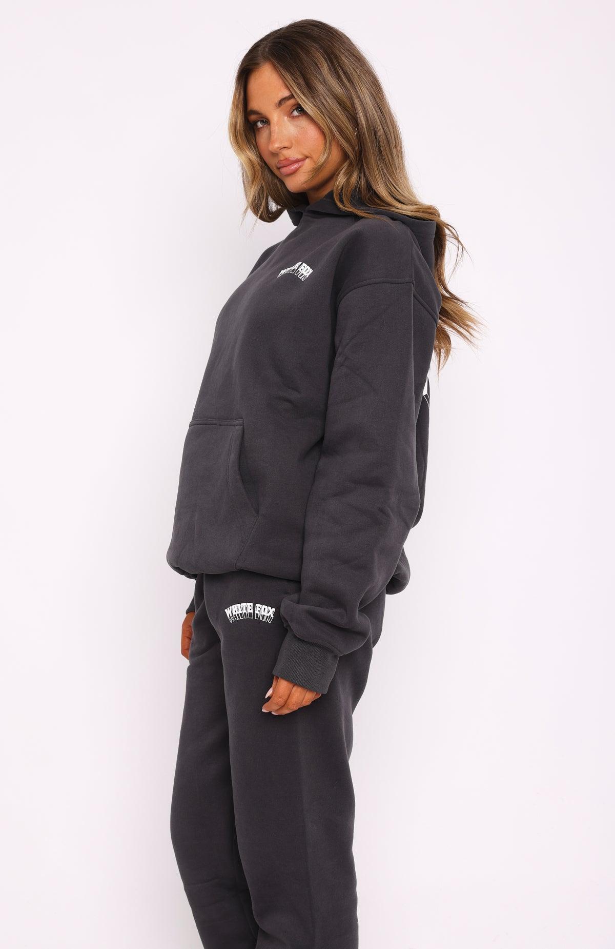 Out Of Line Oversized Hoodie Charcoal Product Image