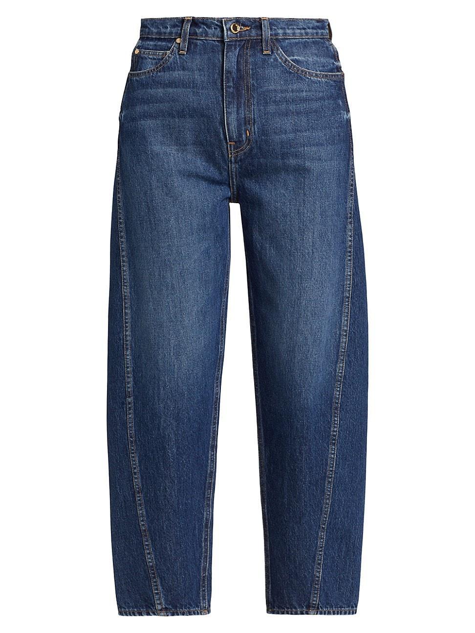 Womens Maja High-Rise Barrel Jeans product image