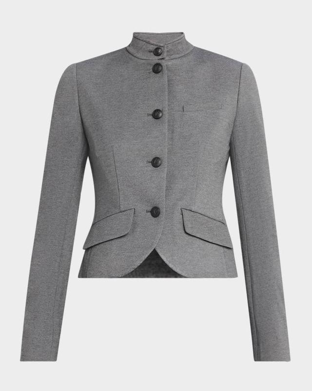 Slade Cropped Ponte Blazer Product Image