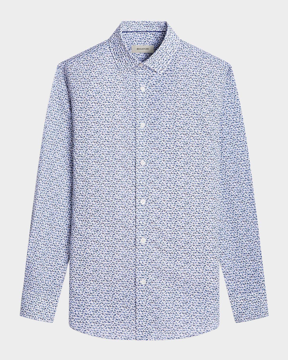 Men's Julian Bird-Print Sport Shirt Product Image