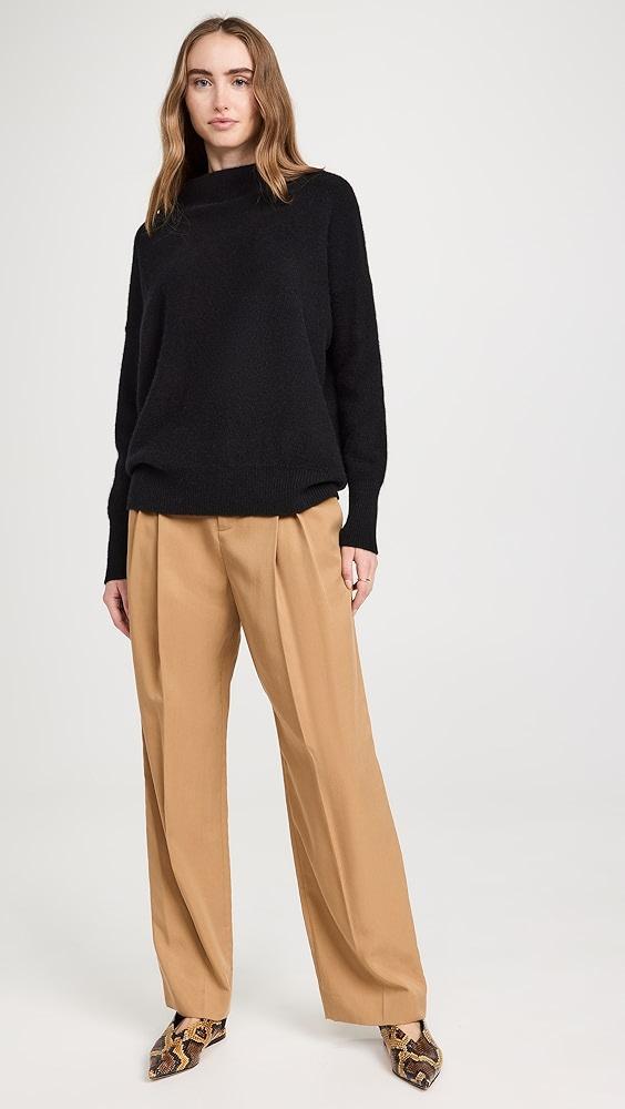 Vince Boiled Funnel Neck Pullover | Shopbop Product Image