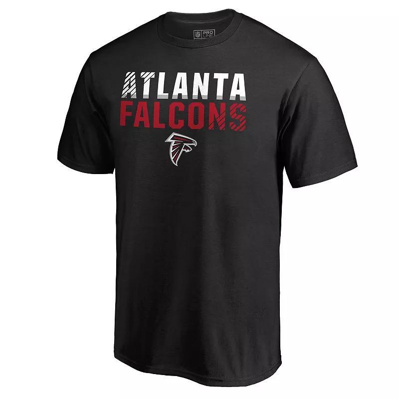 Mens NFL Pro Line Atlanta Falcons Iconic Collection Fade Out T-Shirt Product Image