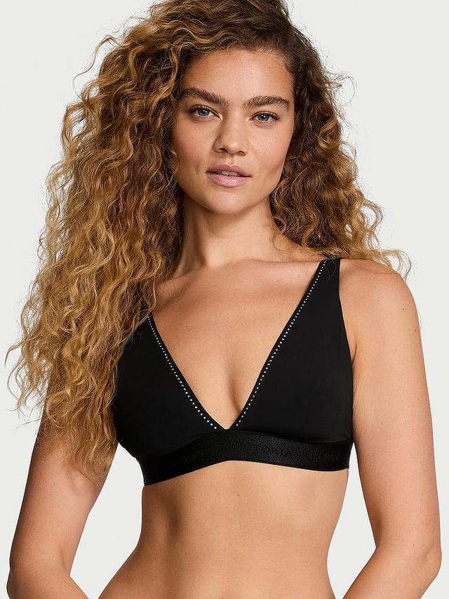  Shine-Trim Wireless Plunge Bralette Product Image