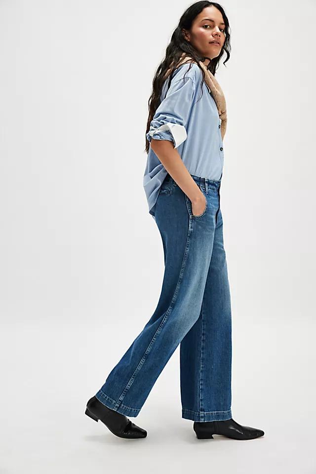 AMO Edith Wide-Leg Trouser Jeans Product Image