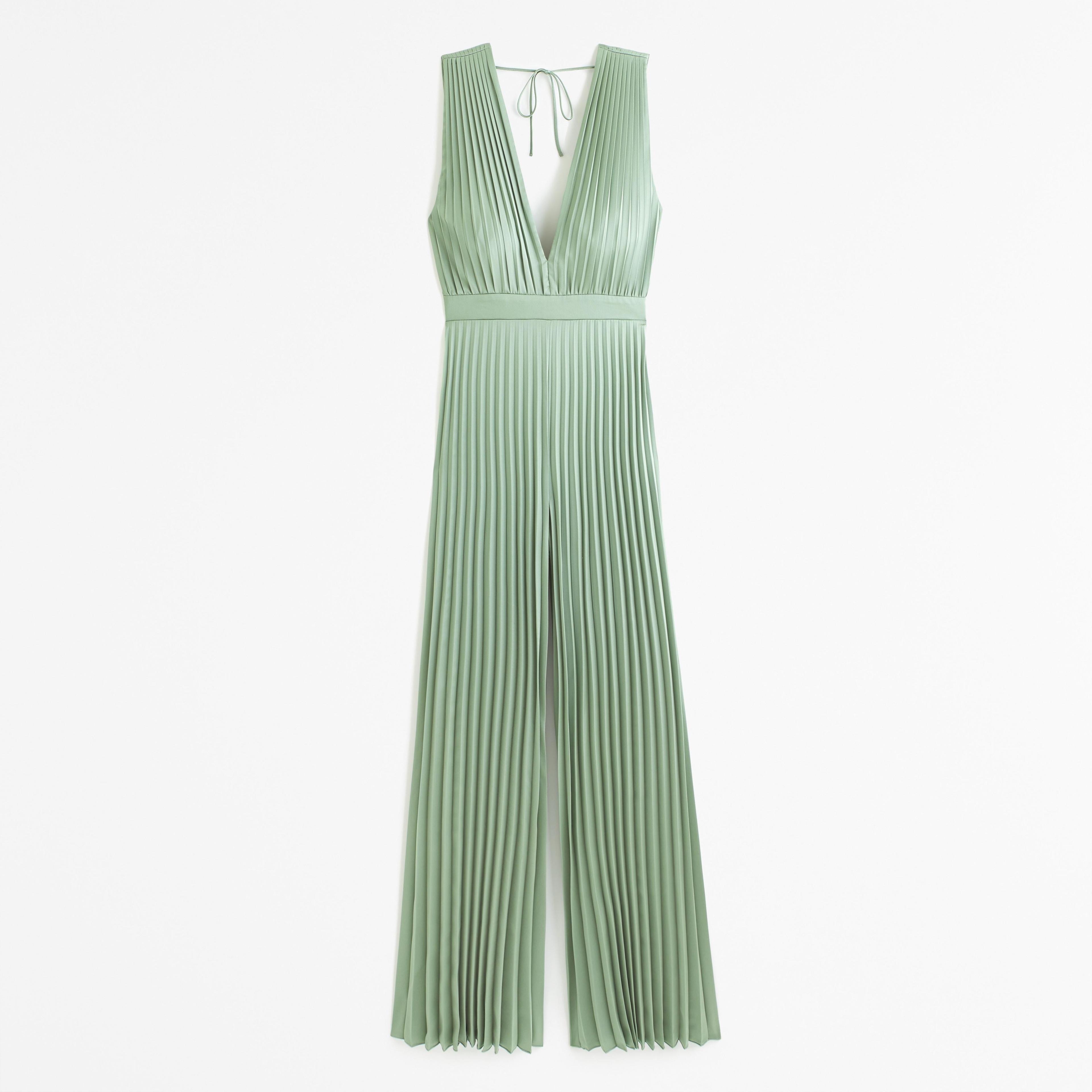 The A&F Giselle Pleated Jumpsuit Product Image