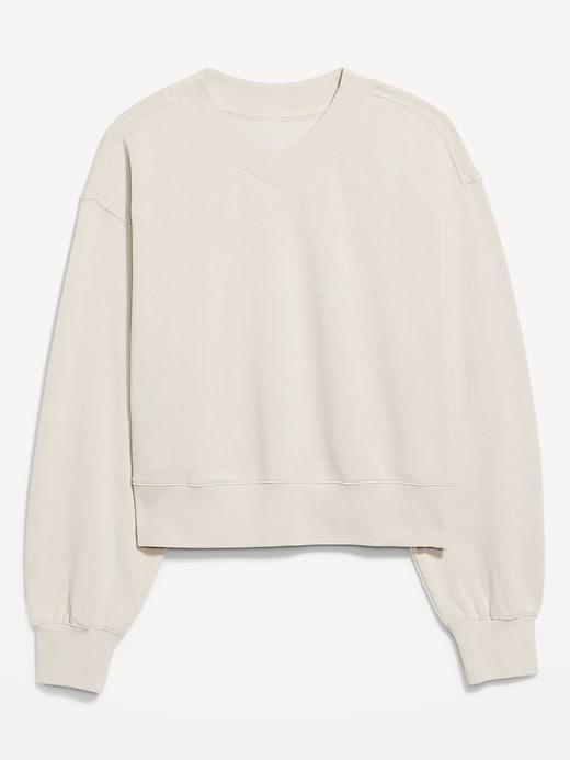 SoComfy Oversized V-Neck Sweatshirt Product Image