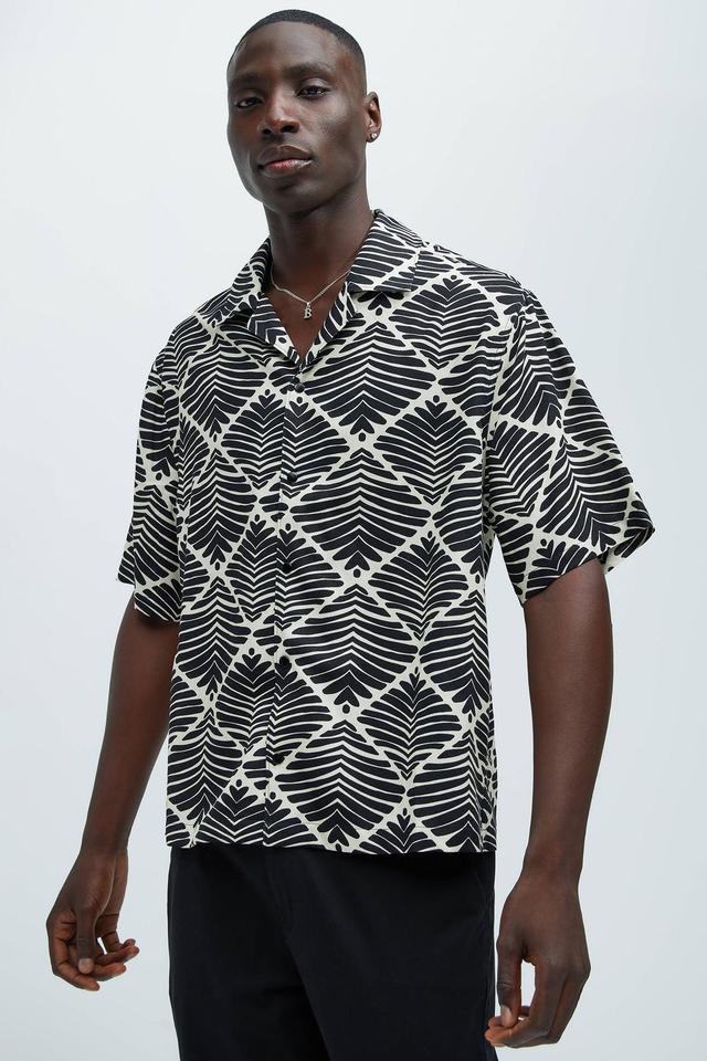 Elias Linen Shirt - Black/combo Product Image