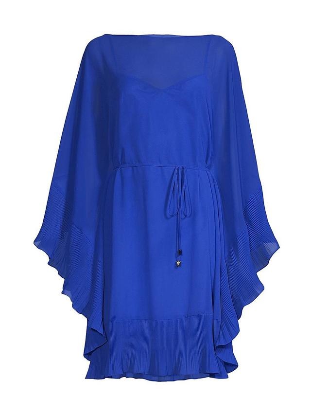 Womens Sammy Ruffled Chiffon Cover-Up Dress Product Image