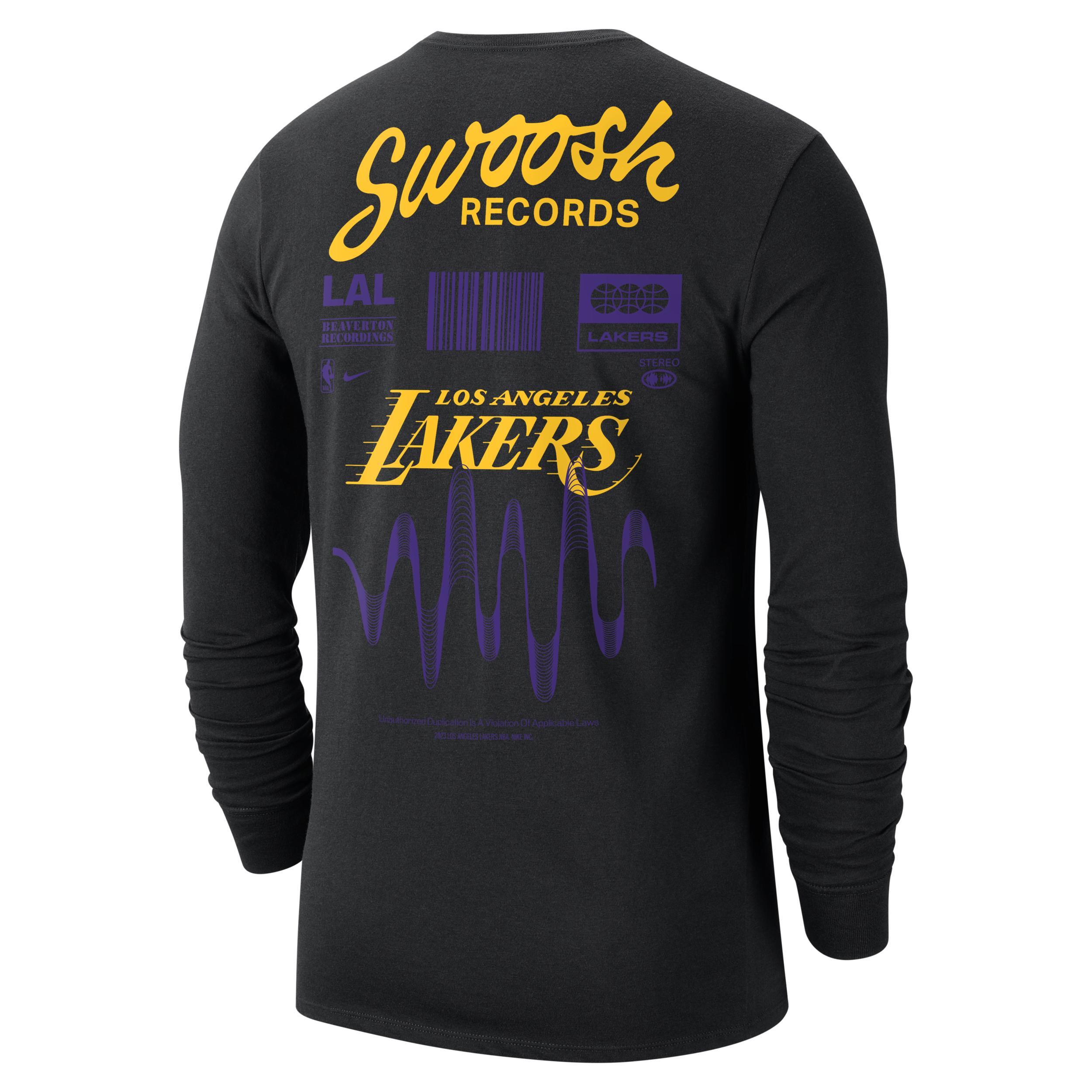 Los Angeles Lakers Essential Nike Men's NBA Long-Sleeve T-Shirt Product Image