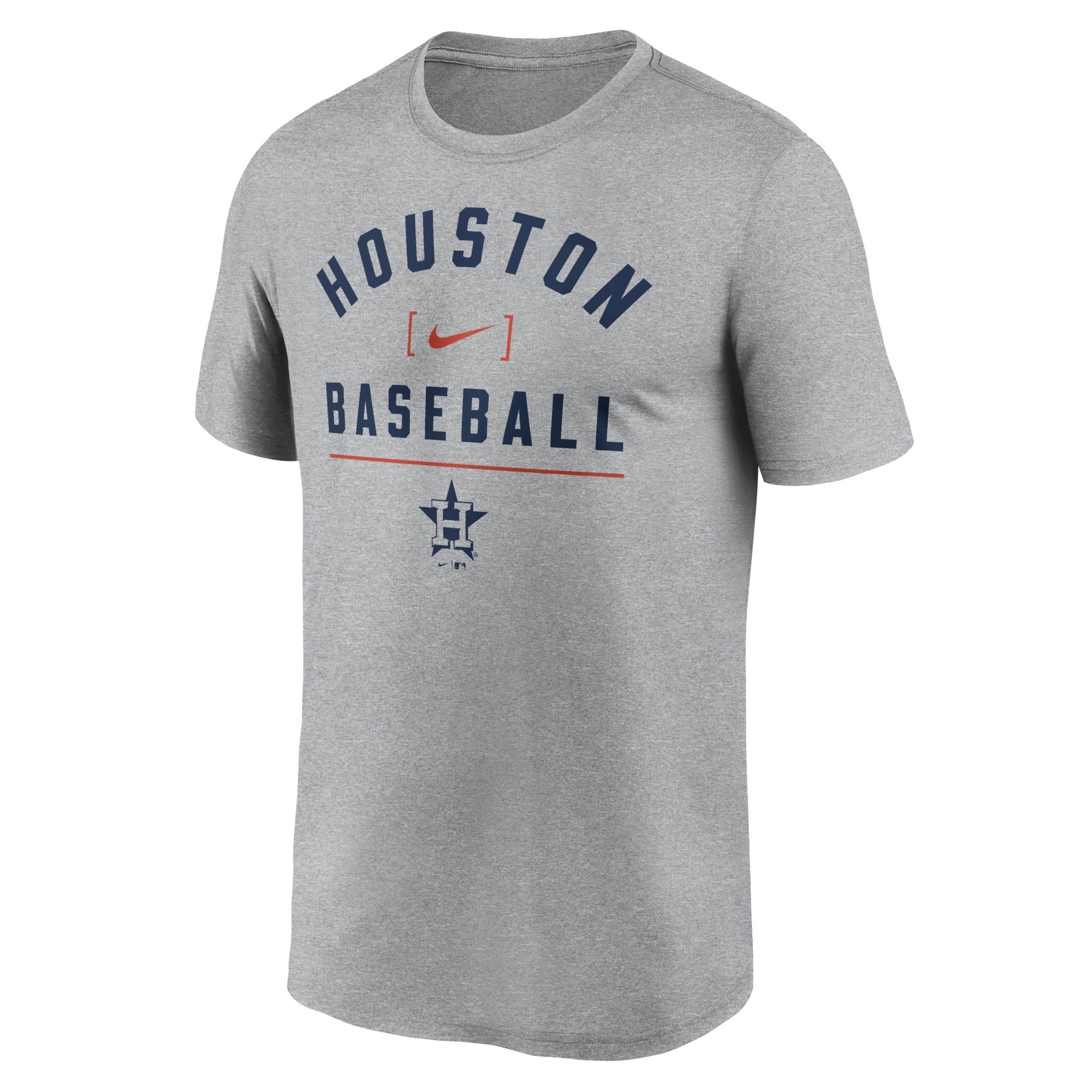 Houston Astros Arch Baseball Stack Nike Mens Dri-FIT MLB T-Shirt Product Image