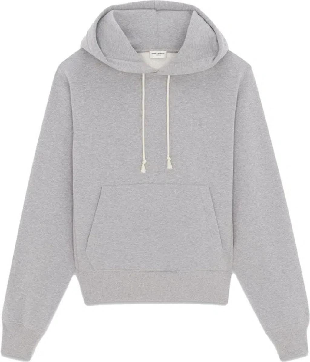 Men's Organic Cotton Hoodie In Grey Product Image