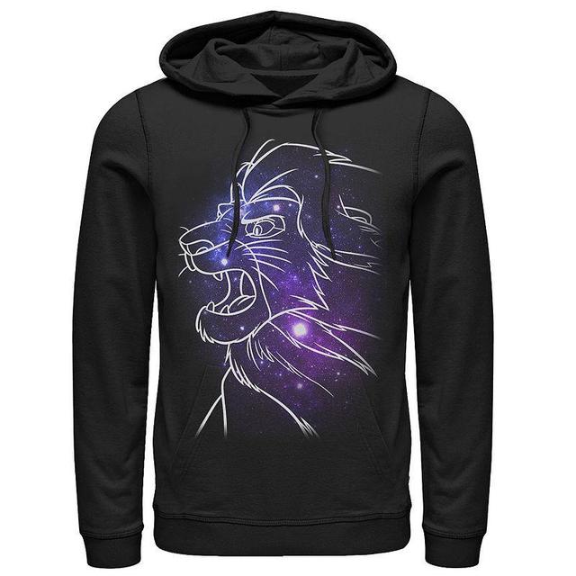 Disneys Lion King Mufasa Galaxies Mens Pullover Hoodie Product Image