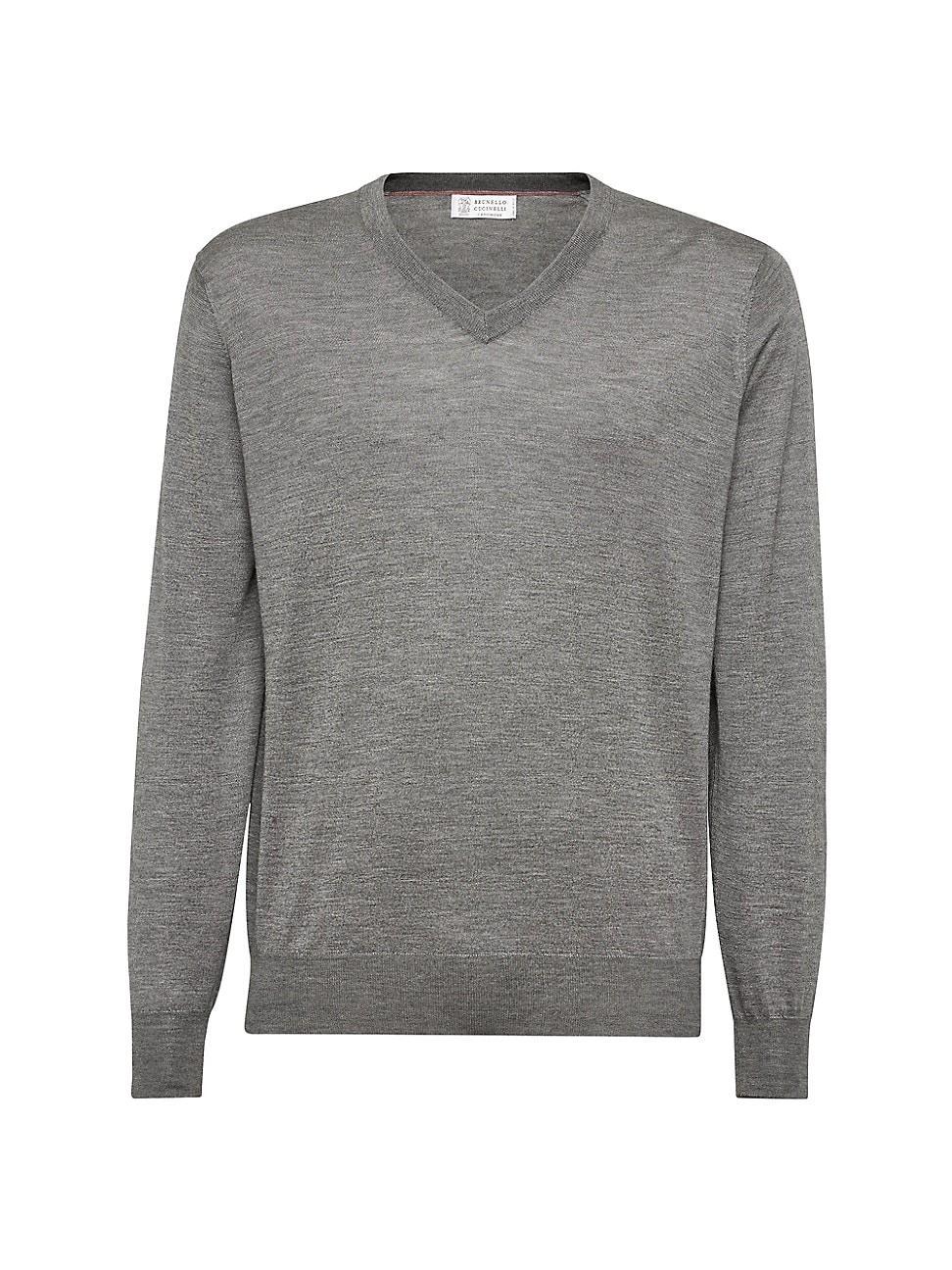 Mens Cashmere And Silk Lightweight Sweater Product Image