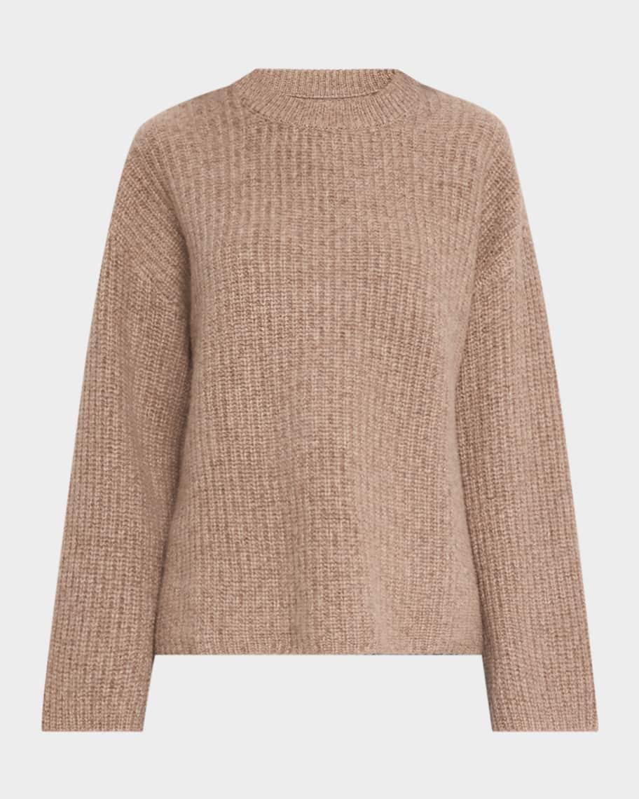 Crewneck Super Luxe Cashmere Fisherman Sweater Product Image