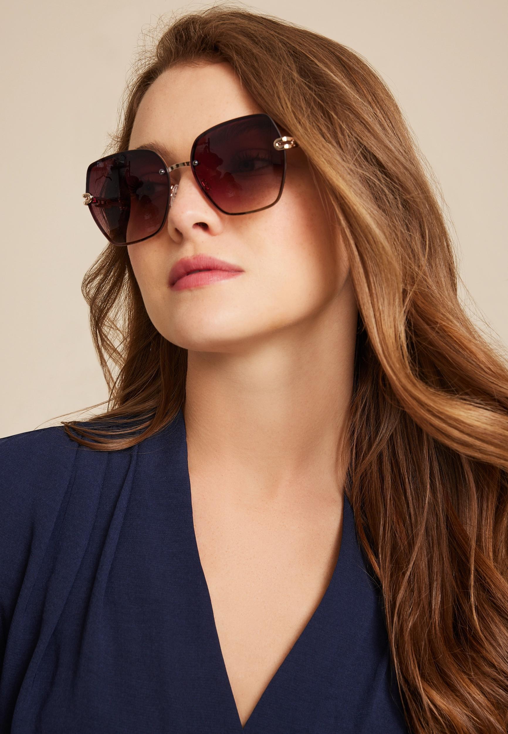 Oversized Square Ombre Sunglasses Product Image