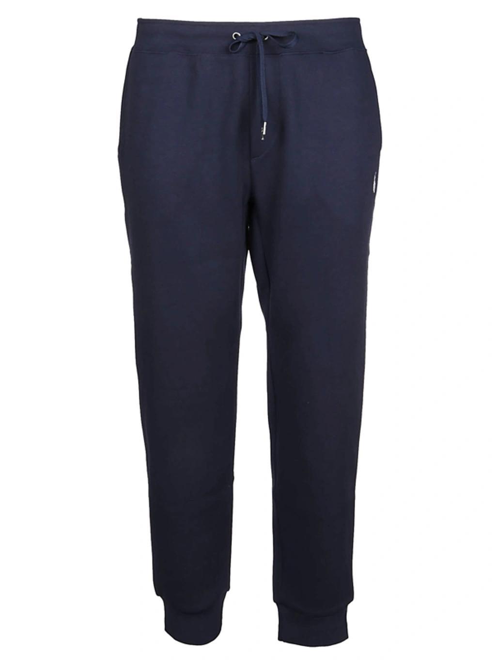 Polo Pony Embroidered Track Pants In Blue Product Image