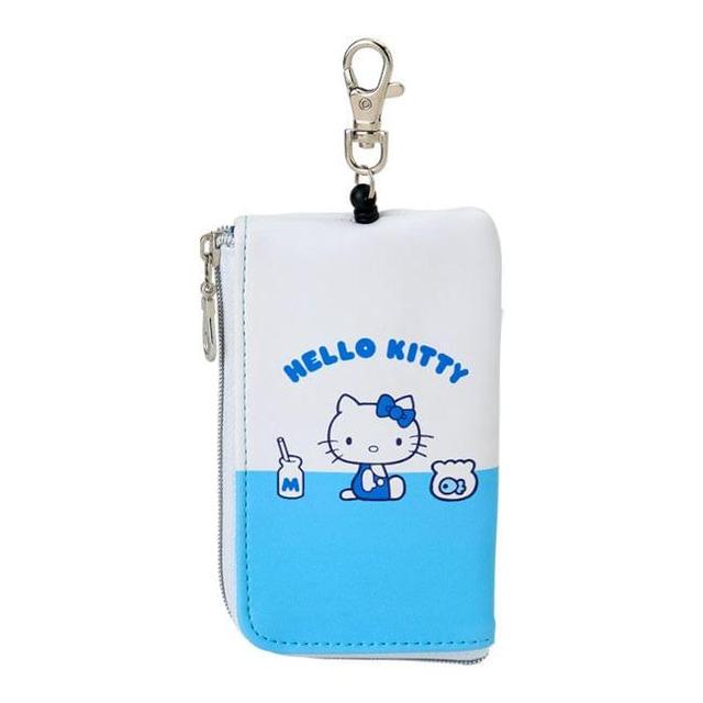 Sanrio Hello Kitty Water Blue Series Key & Pass Pouch (Milk) Product Image