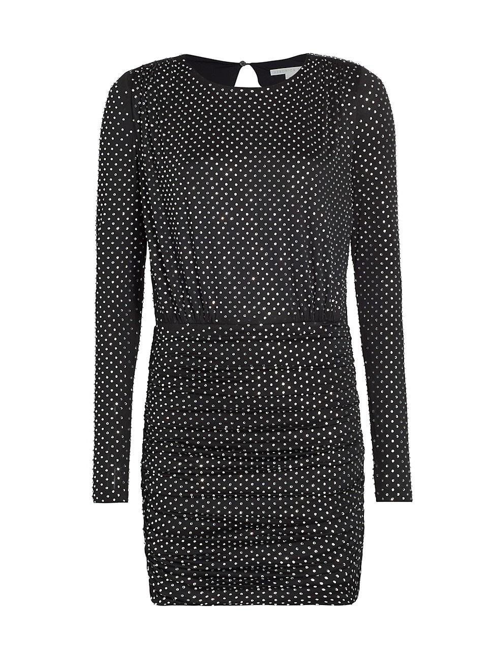 Womens Jessel Diamante Ruched Minidress Product Image