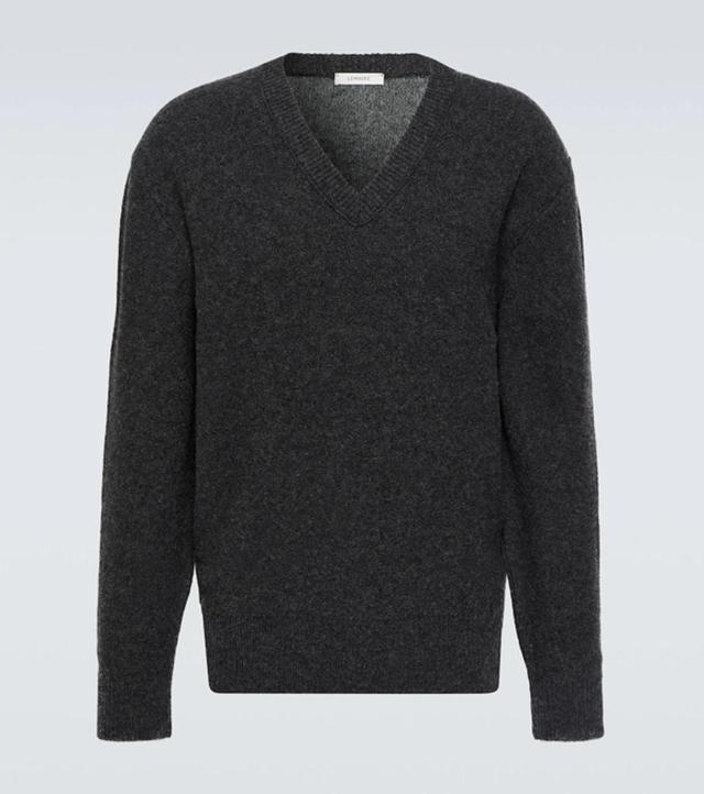 V-neck Wool Sweater In Bk Penguin Product Image