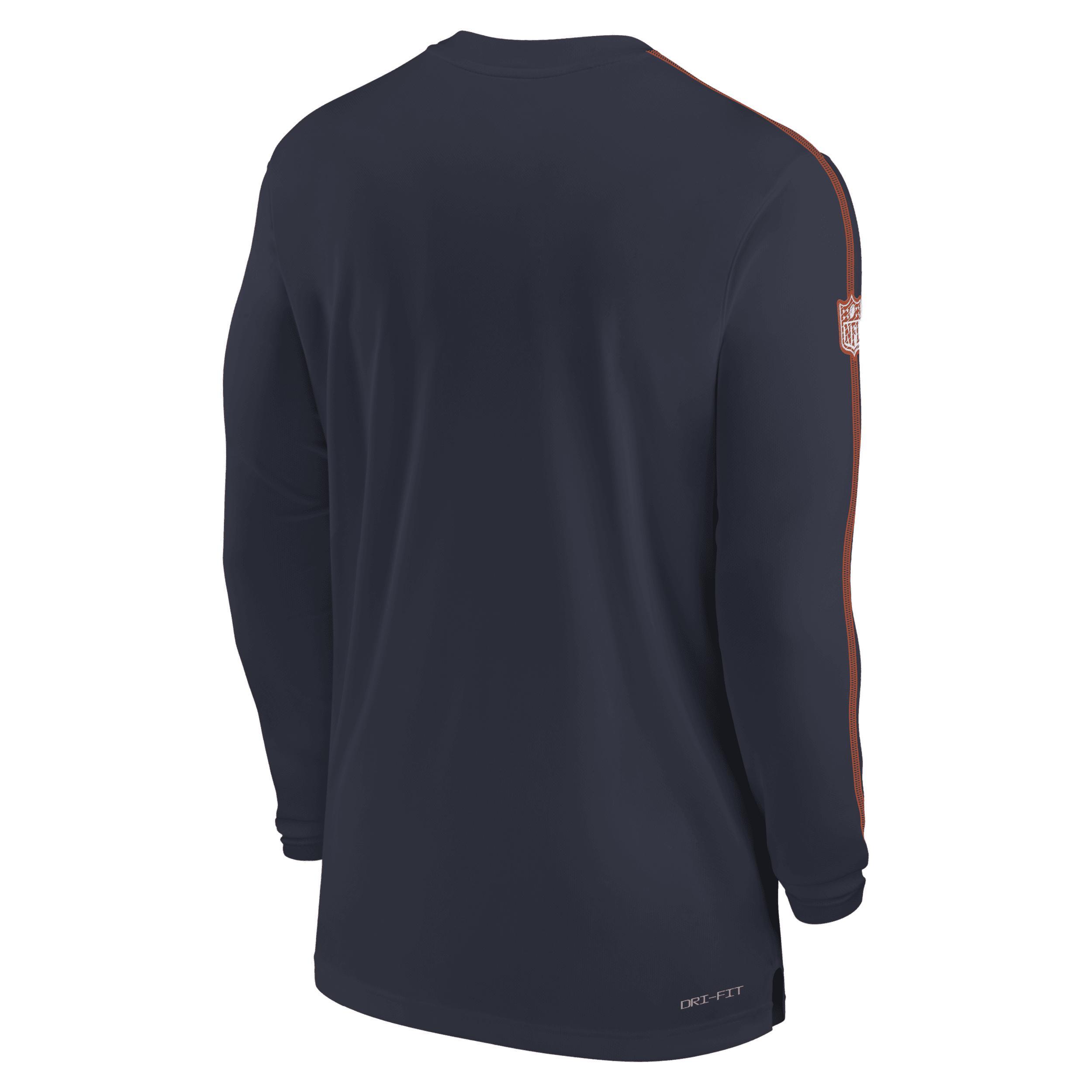 Carolina Panthers Sideline Coach Nike Men's Dri-FIT NFL Long-Sleeve Top Product Image