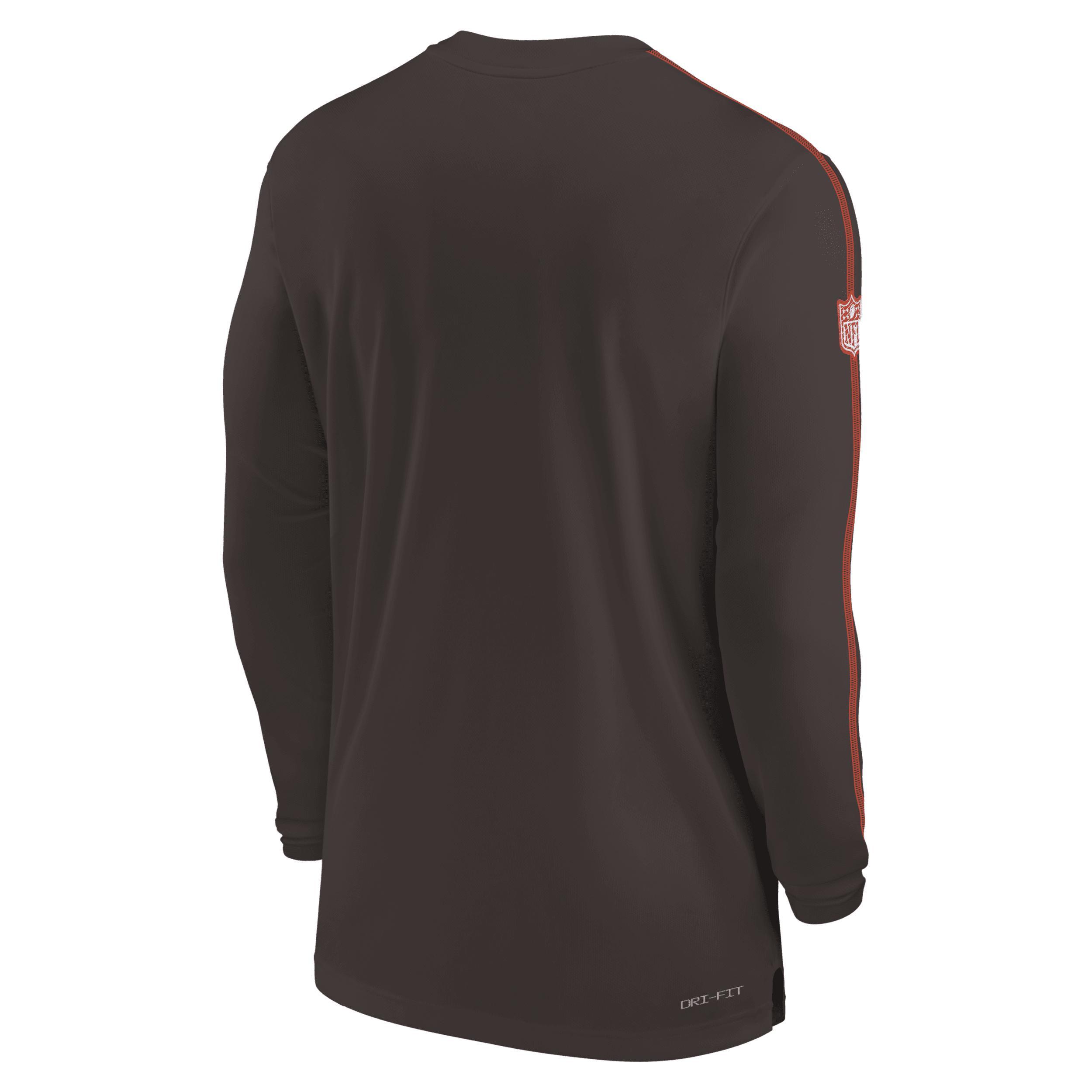 San Francisco 49ers Sideline Coach Nike Men's Dri-FIT NFL Long-Sleeve Top Product Image