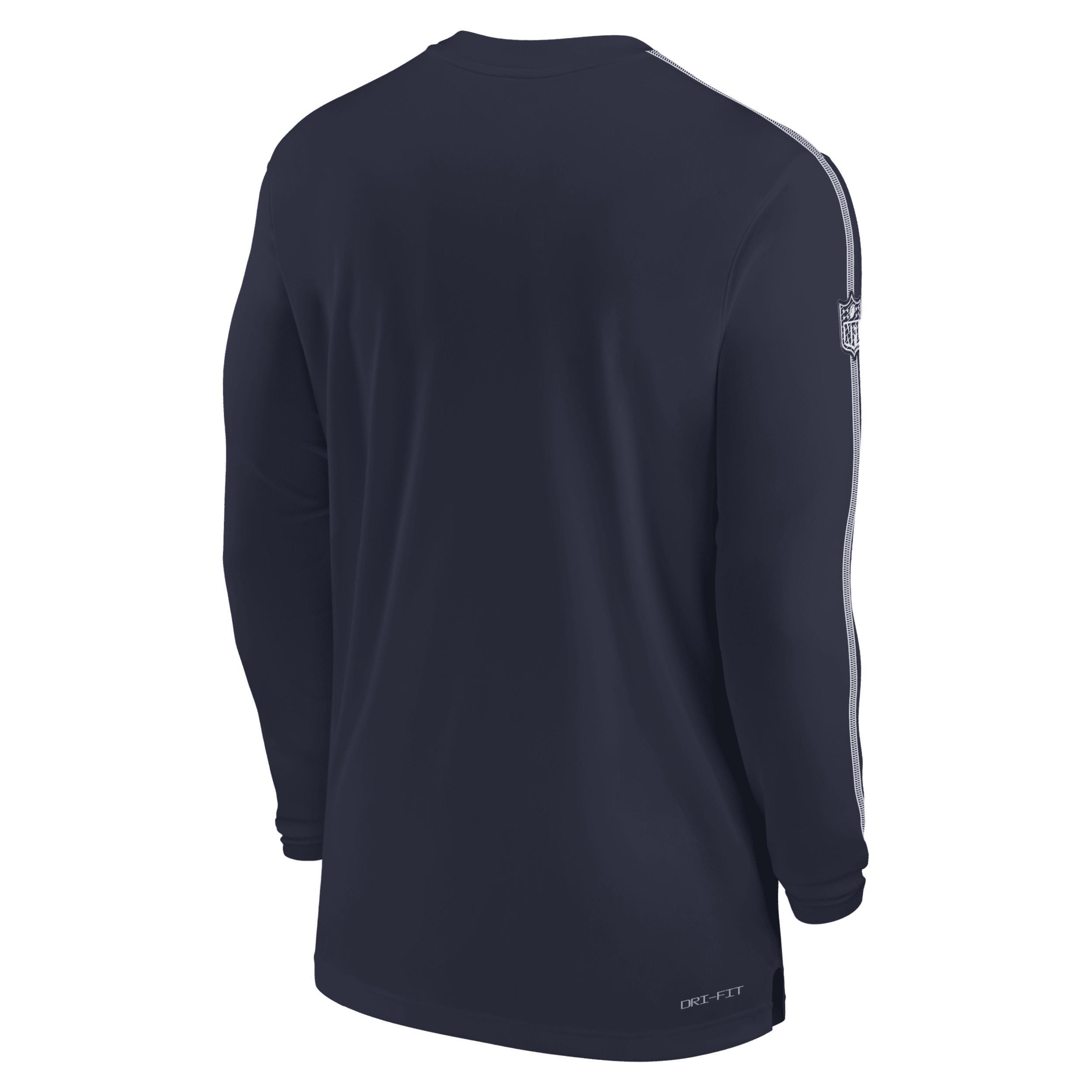 Detroit Lions Sideline Coach Nike Mens Dri-FIT NFL Long-Sleeve Top Product Image