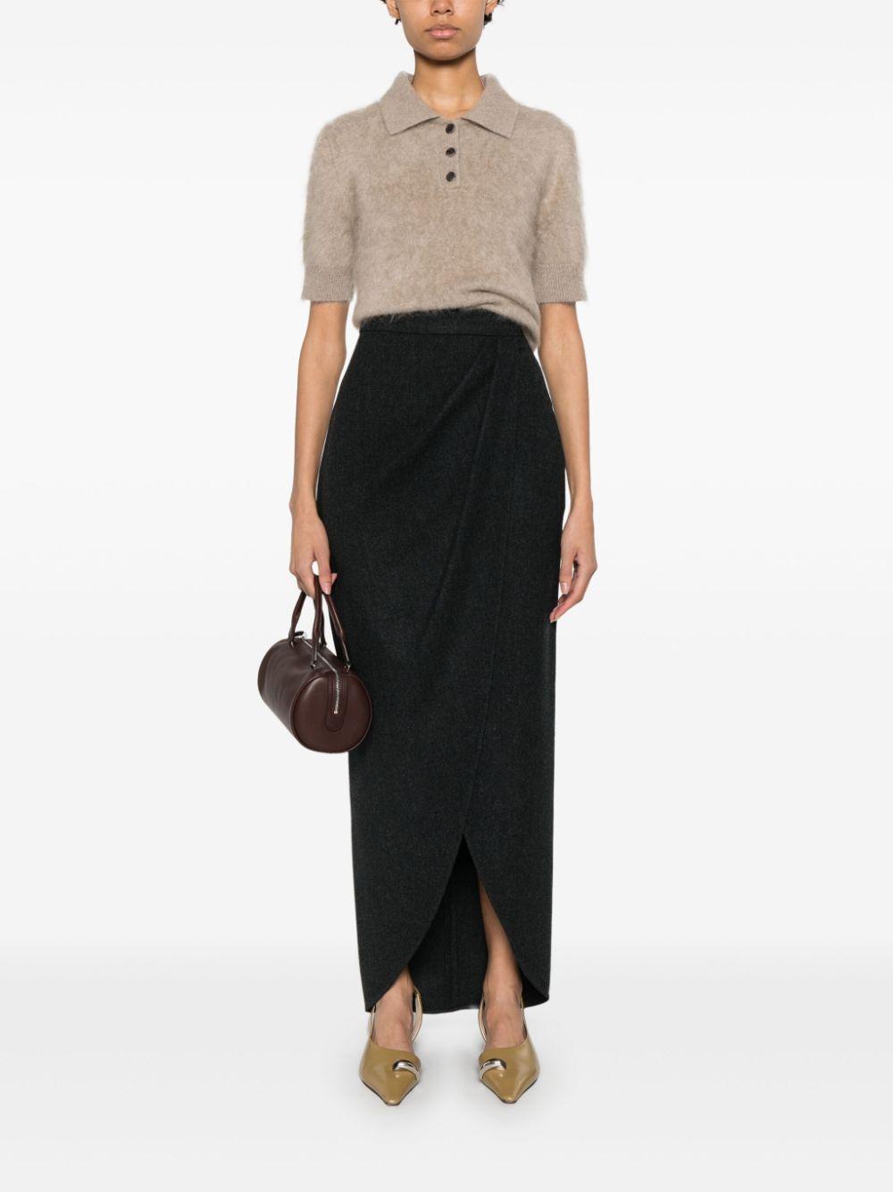 MAX MARA Aprile Skirt In Grau Product Image