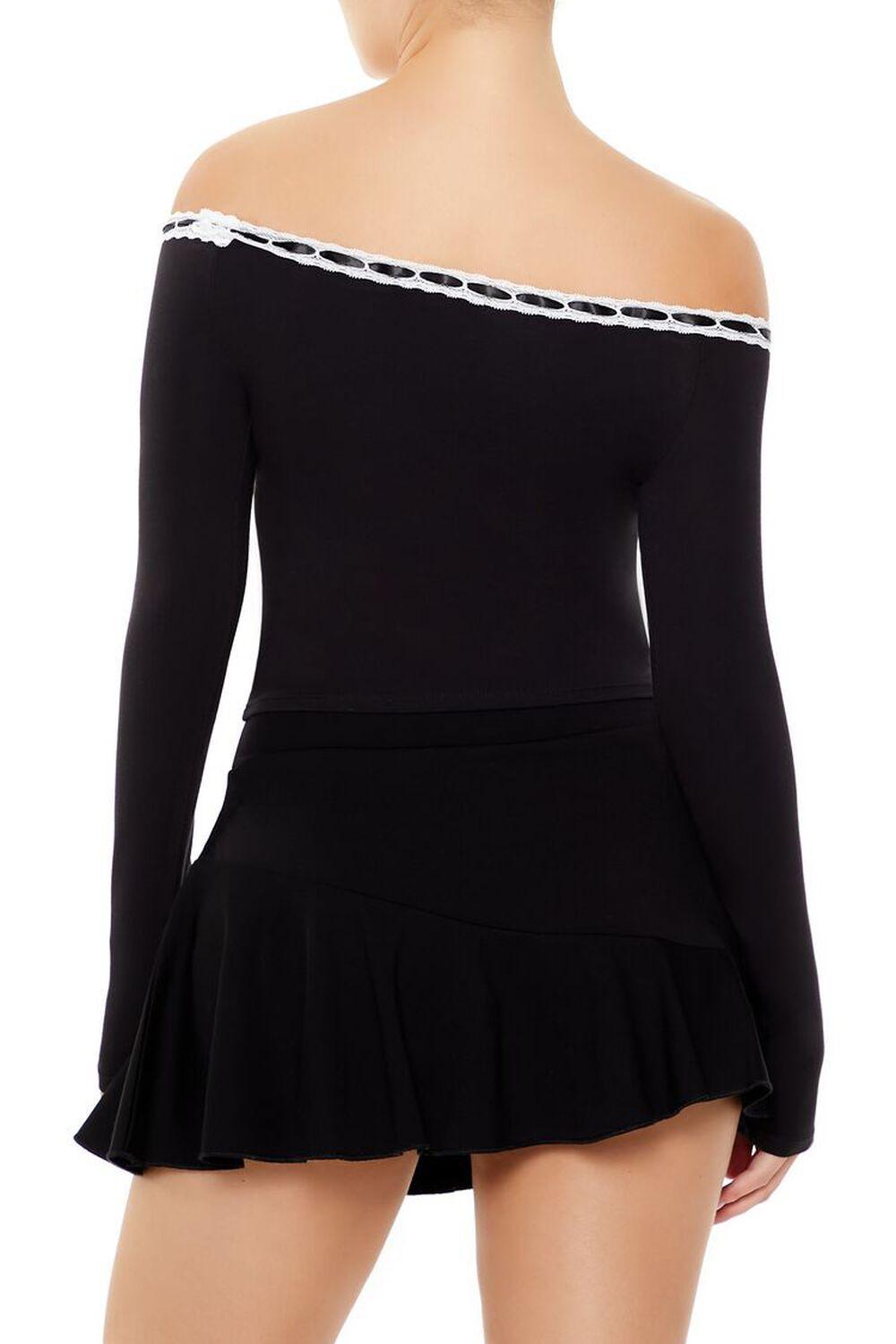 Off-the-Shoulder Bow Top | Forever 21 Product Image