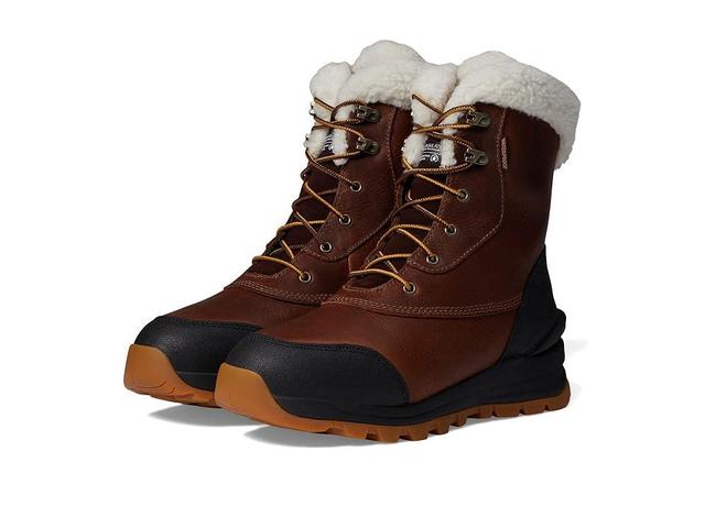 Carhartt Pellston Waterproof Insulated 8 Soft Toe Winter Boot (Red Brown Full Grain Leather) Women's Shoes Product Image