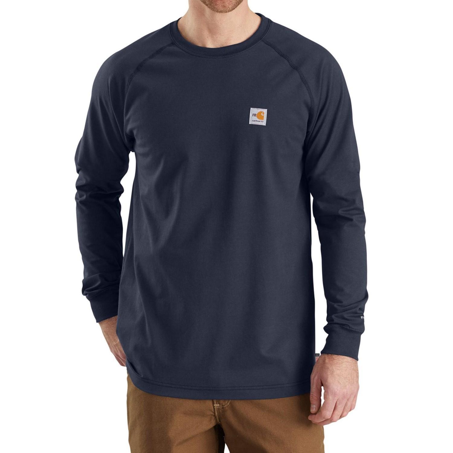 Carhartt 102904 Big and Tall Flame-Resistant Force® T-Shirt - Long Sleeve, Factory Seconds Product Image