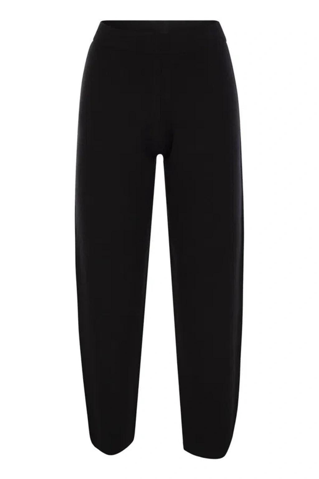 Women's Dula - Stretch Viscose Trousers In Black product image