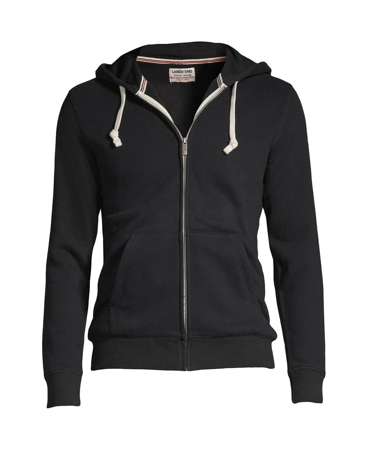 Lands End Mens Big & Tall Long Sleeve Serious Sweatshirt Full-Zip Hoodie Product Image