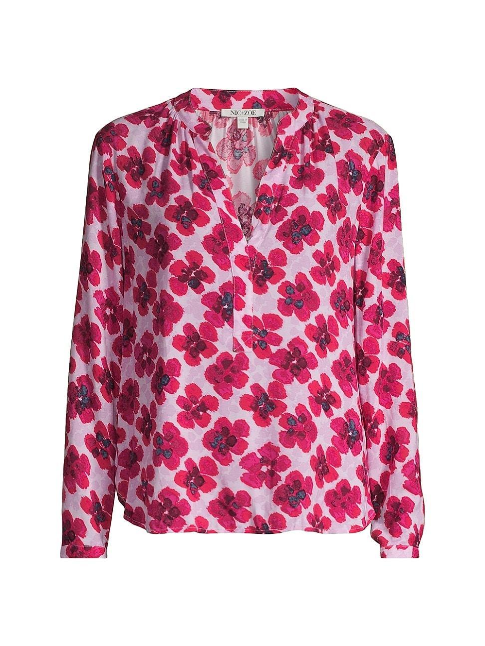 Womens In Bloom Floral-Print Top Product Image