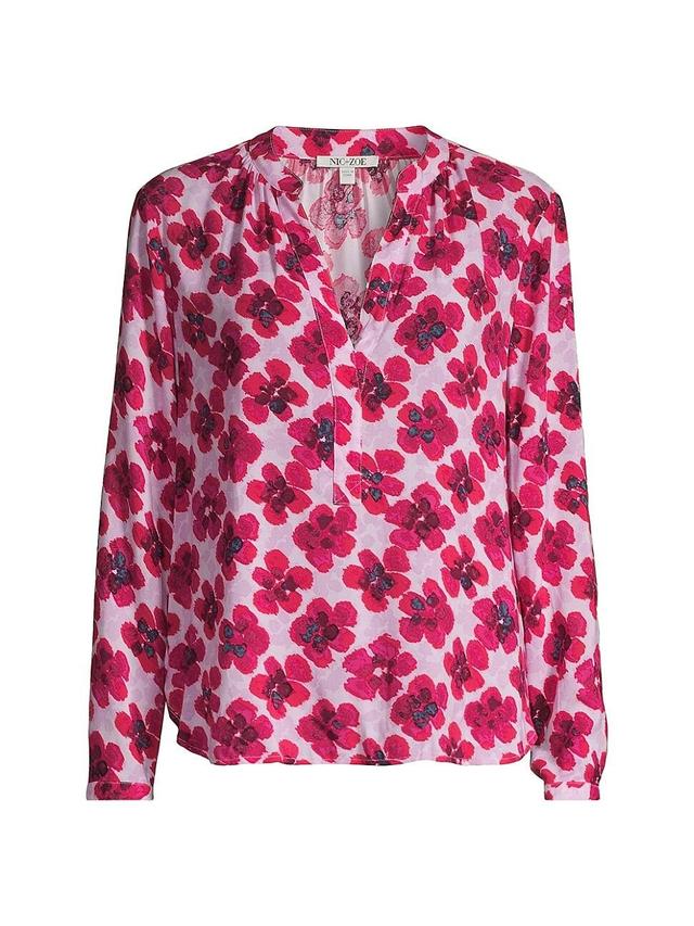 Womens In Bloom Floral Blouse Product Image